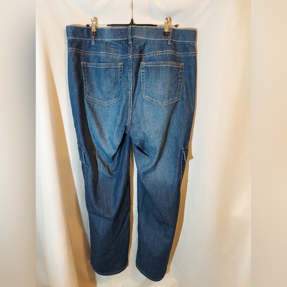J. Jill Wide Leg Cargo Jeans - NWT - 16 - Picture 2 of 9